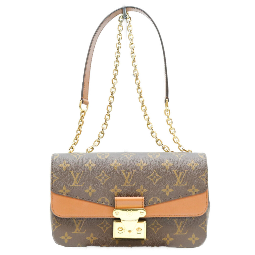 LOUIS VUITTON M46127 Monogram Sac Marceau Shoulder Bag, Brown with Gold Hardw...